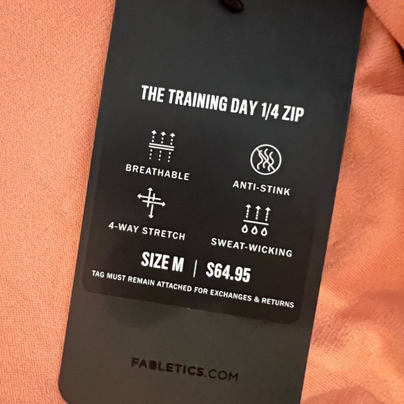 Fabletics - The Training Day 1/4 Zip - Picture 4 of 4